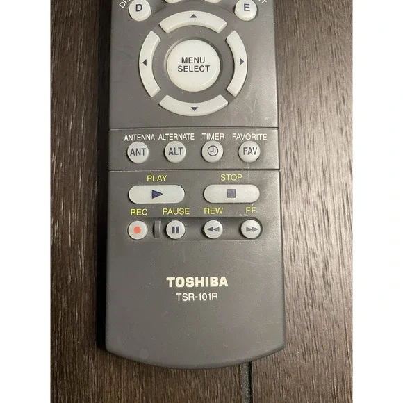 Genuine TOSHIBA TSR-101R Remote Control OEM Satellite TV Controller - Tested - Picture 3 of 5